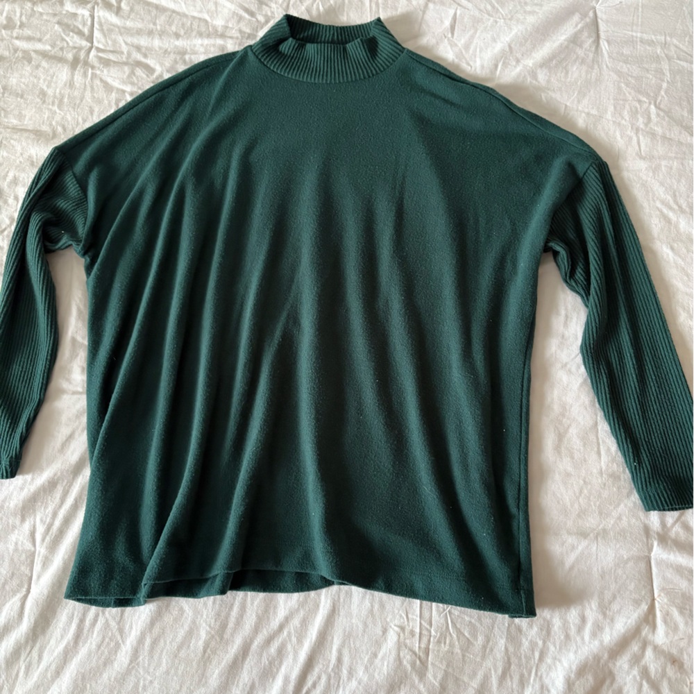 LOFT  Ribbed Turtleneck Sweater